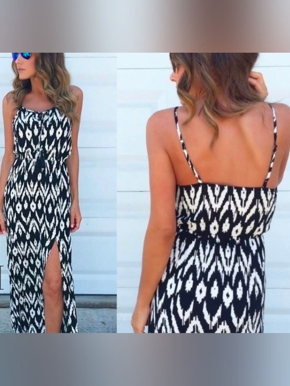 Staccato Ikat Dress - Large